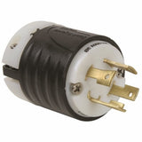 Locking Plug, 30A, 3 PH 250V, L15-30P, 3P4W By Pass & Seymour L1530-P