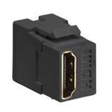 HDMI Connector, Feedthrough, QuickPort, Black By Leviton 40834-E