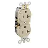 Duplex Receptacle, Ivory, Commercial Grade By Leviton 5362-SI