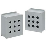 Extra-Deep Pushbutton Enclosure, Type 12, 12x11, 16H By nVent Hoffman E16PBX