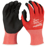 12 PK Cut Level 1 Nitrile Dipped Gloves, Medium By Milwaukee 48-22-8901B